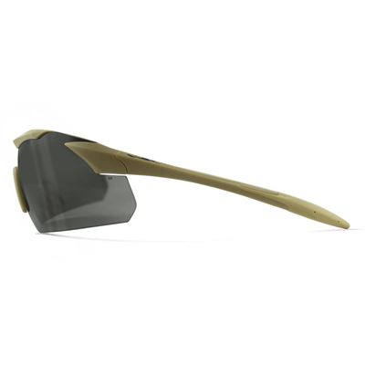 Lunettes de tir WX VAPOR, lot de 2 verres, monture TAN WILEY X 3511-W 4