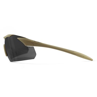 Lunettes de tir WX VAPOR, lot de 3 verres, monture TAN WILEY X 3512-W 6