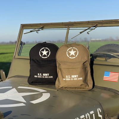 Sac à dos pour enfant U.S. ARMY en toile NOIR FOSTEX 351552BLK 2