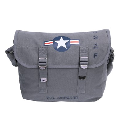 Sac à bandoulière USAF WWII en toile GRIS FOSTEX 353640 2