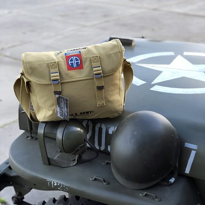 Sac à bandoulière 82nd AIRBORNE en toile SABLE FOSTEX 353642 4