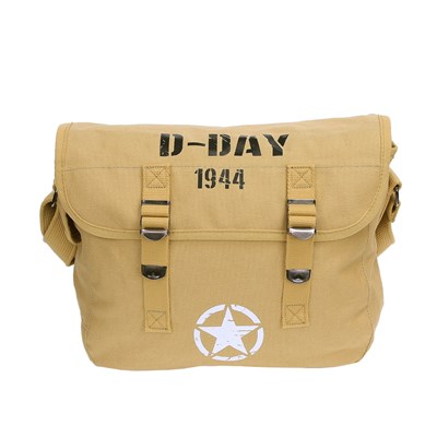 Sac à bandoulette D-DAY 1944 en toile SABLE FOSTEX 353644 4