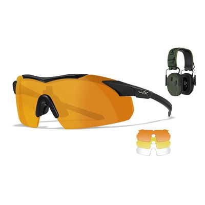 Ensemble de lunettes WX VAPOR COMM et de casques de tir M300