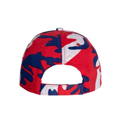 Casquette de baseball Supreme Low Red / White / Blue Camo ROTHCO 3561 3
