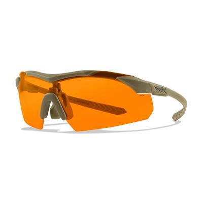 Lunettes de tir WX VAPOR COMM, lot de 3 verres TAN, monture WILEY X 3562-W 7