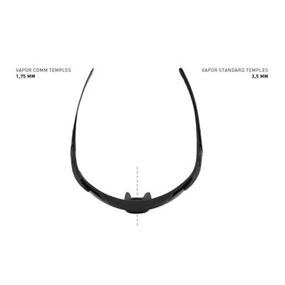 Lunettes de tir WX VAPOR COMM, lot de 3 verres TAN, monture WILEY X 3562-W 2