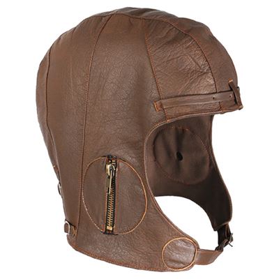 Cagoule EN CUIR d'aviateur de la Seconde Guerre mondiale MARRON ROTHCO 3569 2