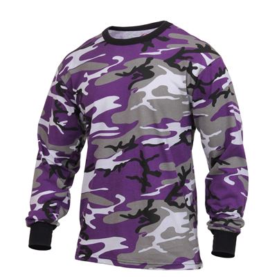 T-shirt à manches longues VIOLET CAMO