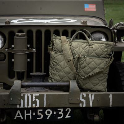 Sacoche PILOT pour casque VERT/ORANGE FOSTEX 359372 5