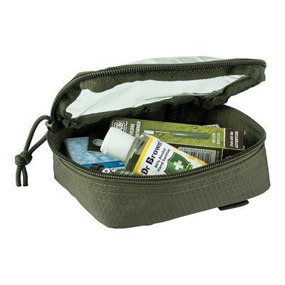 Étui HEXAGON ORGANIZER transparent, petit format, VERT 101INC 359583-GR 5