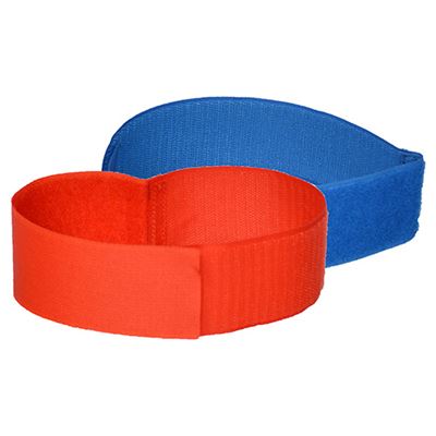 Jeu de bracelets d'identification pour joueurs 5 + 5 pièces BLEU / ROUGE