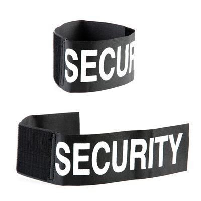 Bandeau SECURITY pour manche