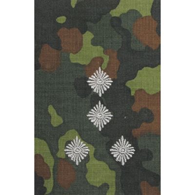 Épaulette BW STABSHAUPTMANN FLECKTARN / broderie argentée