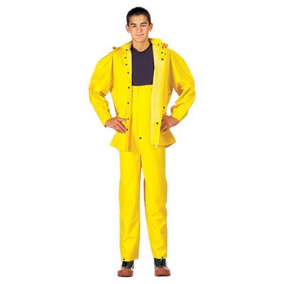 Ensemble imperméable DELUXE PVC JAUNE