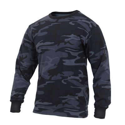 T-shirt à manches longues MIDNIGHT BLUE CAMO