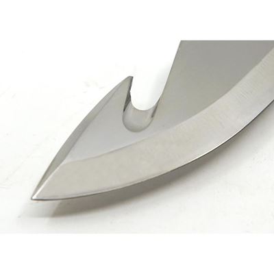 Couteau de plongée INOX manche CAOUTCHOUC DURCI NOIR MIKOV 364-XG-14 5