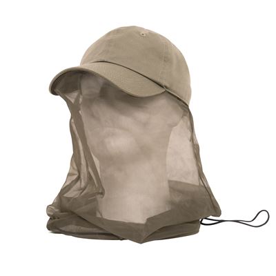 Casquette BASEBALL OPERATOR avec moustiquaire KHAKI ROTHCO 3646 3