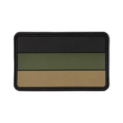 Écusson drapeau ALLEMAGNE velcro plastique combat VERT