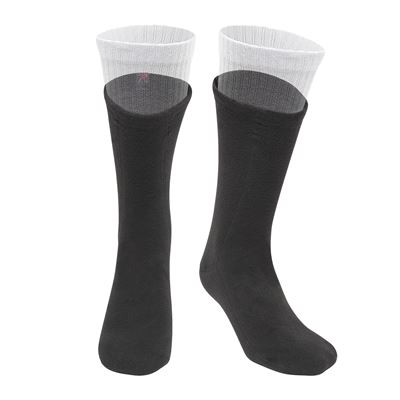Chaussettes - semelles isolantes POLAR fleece NOIRES