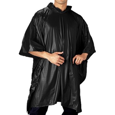 Poncho VINYL 125 x 200 cm NOIR