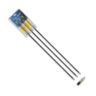 Flèches en fibre de verre, lot de 3 pièces, 30 pouces