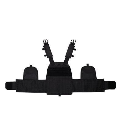Gilet LASER CUT MOLLE porte-plaques NOIR ROTHCO 3743 4