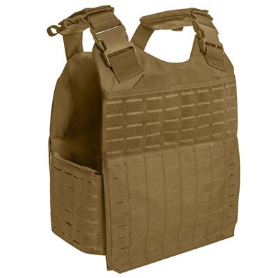 Gilet LASER CUT MOLLE porte-plaques COYOTE BROWN ROTHCO 3747 2