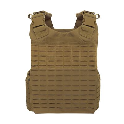Gilet LASER CUT MOLLE porte-plaques COYOTE BROWN ROTHCO 3747 5