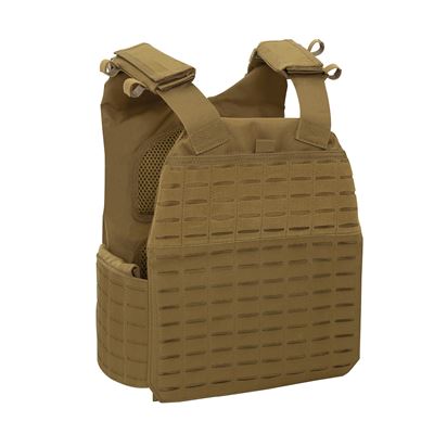 Gilet LASER CUT MOLLE porte-plaques COYOTE BROWN taille extra-large