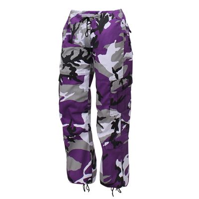 Pantalon femme PARATROOPER VIOLET CAMO