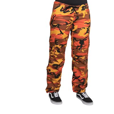 Pantalon femme PARATROOPER ORANGE CAMO ROTHCO 3784 2