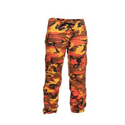 Pantalon femme PARATROOPER ORANGE CAMO