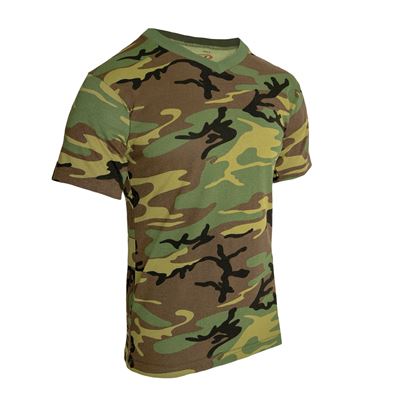 T-shirt à col en V et manches courtes WOODLAND ROTHCO 3788 3