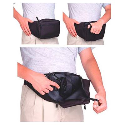 Sac banane DASTA ETUJE horizontal pour arme NOIR