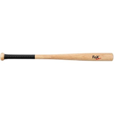 Batte de baseball en bois 66 cm NATUR