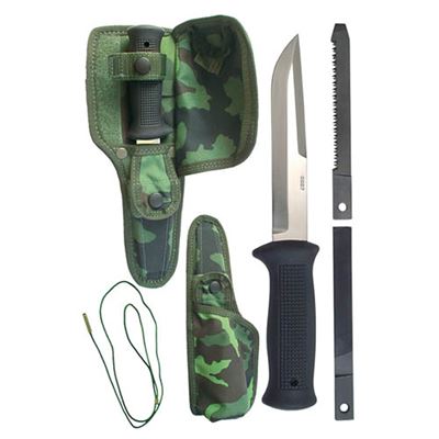 Couteau à lame fixe UTON mod. 75/MNS-K avec étui entièrement couvert mod. 95 les