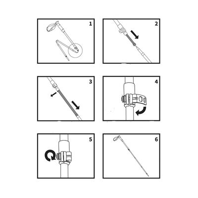 Bâtons de randonnée HAIDEL télescopiques FOX Outdoor 39307 4