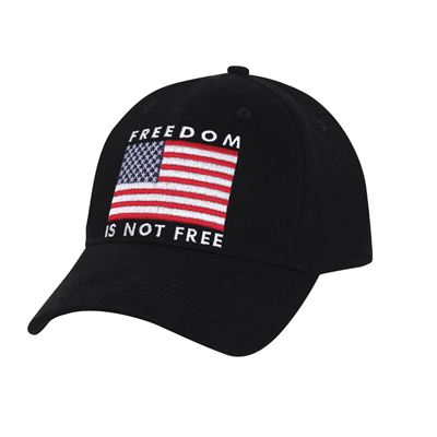 Casquette de baseball FREEDOM IS NOT FREE NOIR