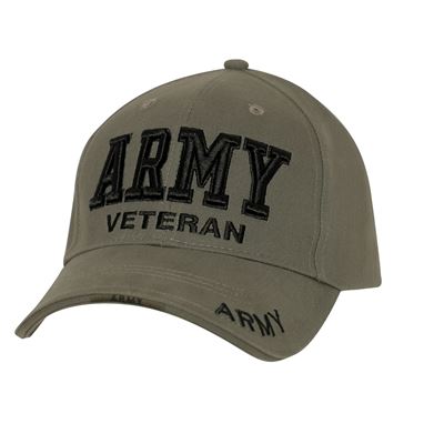 Casquette DELUXE ARMY VETERAN baseball VERTE