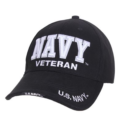 Casquette de baseball NAVY VETERAN NOIRE