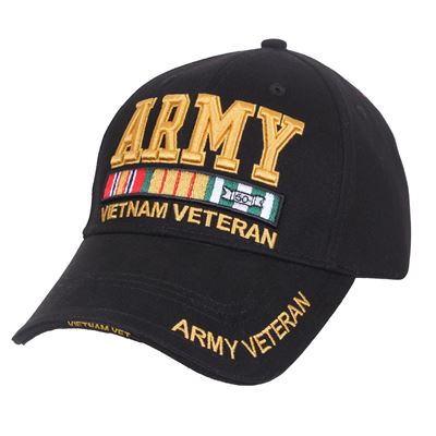 Casquette DELUXE ARMY VETERAN NOIRE
