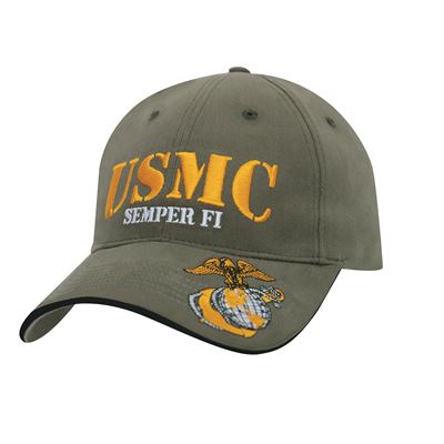 Casquette USMC SEMPER FI baseball VERTE