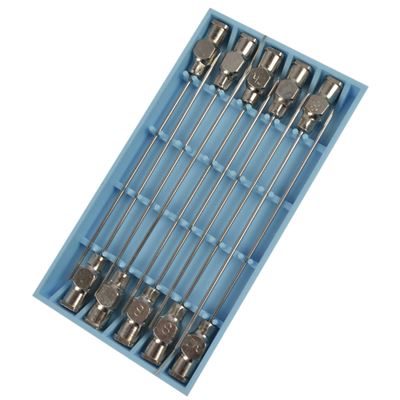 Aiguilles métalliques pour injection 8x50, lot de 10 pièces