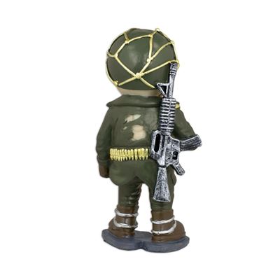 Figurine de soldat squelette 16,5 cm Albainox 39899 2