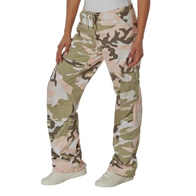 Pantalon pour femmes VINTAGE PINK CAMO ROTHCO 3996 4