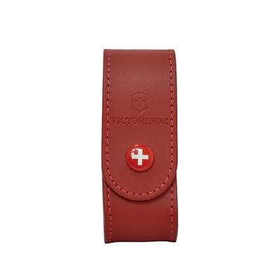 Étui en cuir pour couteau 91 mm 2-4 ROUGE