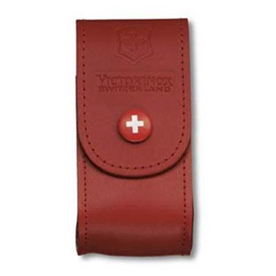 Étui en cuir pour couteau 91 mm 5-8 ROUGE