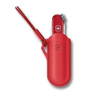 Étui en cuir pour couteau CLASSIC SD ROUGE VICTORINOX 4.0670 2
