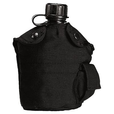 Emballage pour bouteille américaine 1 l avec pochette en nylon NOIR