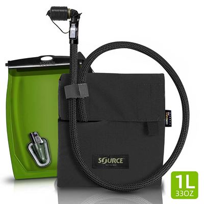 Sac d'hydratation KANGAROO avec étui 1 L NOIR
